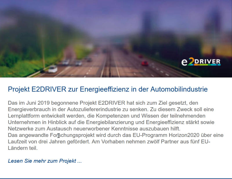 Projekt E2Driver